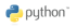 Python logo.